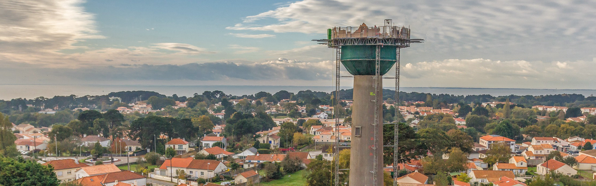 Déconstruction du Château d'eau du Sandier